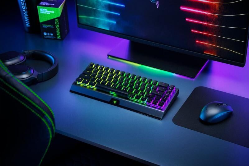 RAZER RZ03-03892000-R3M1 BlackWidow V3 Mini HyperSpeed Green Switch Phantom Ed - US Layout
