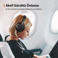TAOTRONICS TT-BH046 SoundSurge 46 ANC 5.0 Bluetooth Kulaklık Siyah