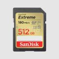 SANDISK SDSDXVV-512G-GNCIN 512GB Extreme Pro SD UHS I 180MB/s 30MB/s