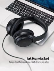 TAOTRONICS TT-BH060 SoundSurge 60 ANC 5.0 Bluetooth Siyah Kulaklık
