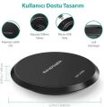 RAVPOWER RP-PC063 RP 7.5W+10W Kablosuz Siyah Şarj Cihazı