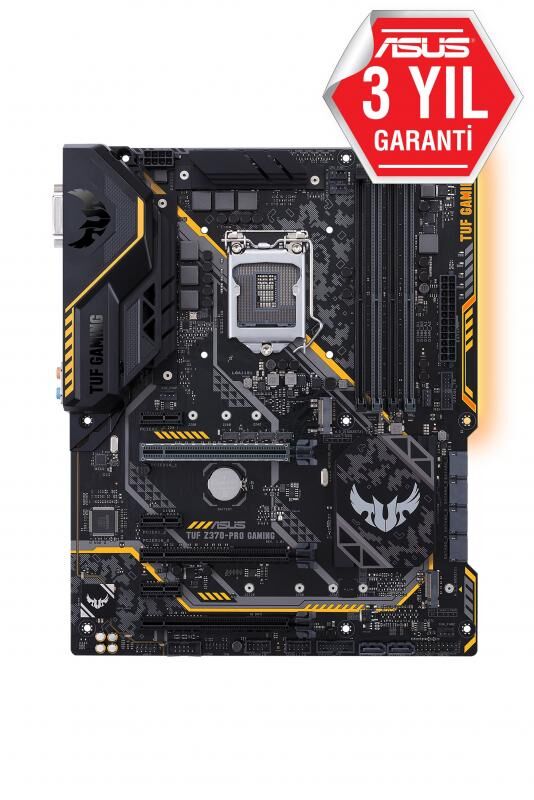ASUS Intel Z370 1151 DDR4 4000MHz DVI/HDMI Gaming Anakart