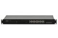 DIGITUS DN-95312 Web Smart Fast Ethernet PoE Switch 16-port RJ45, Full Powered Ra