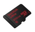 SANDISK SDSDQUAN-200G-G4A 200 GB Ultra 90 MB Class 10 Micro SD