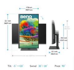 BENQ PD2705U 27 IPS 4K UHD USB-C sRGB Rec.709 HDR10 PIP PBP DualView Tasarım Monitör