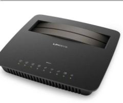 LINKSYS 733Mbps VDSL 4Port 2.4GHz ve 5GHz WiFi Router Modem X6200