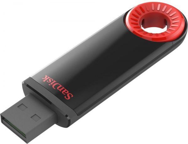 SANDISK 16GB Cruzer Dial USB2.0 Siyah USB Bellek SDCZ57-016G-B35