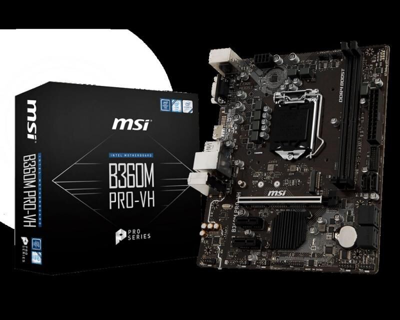 MSI Intel B360 1151 DDR4 2666MHz VGA,HDMI Anakart B360MPROVH