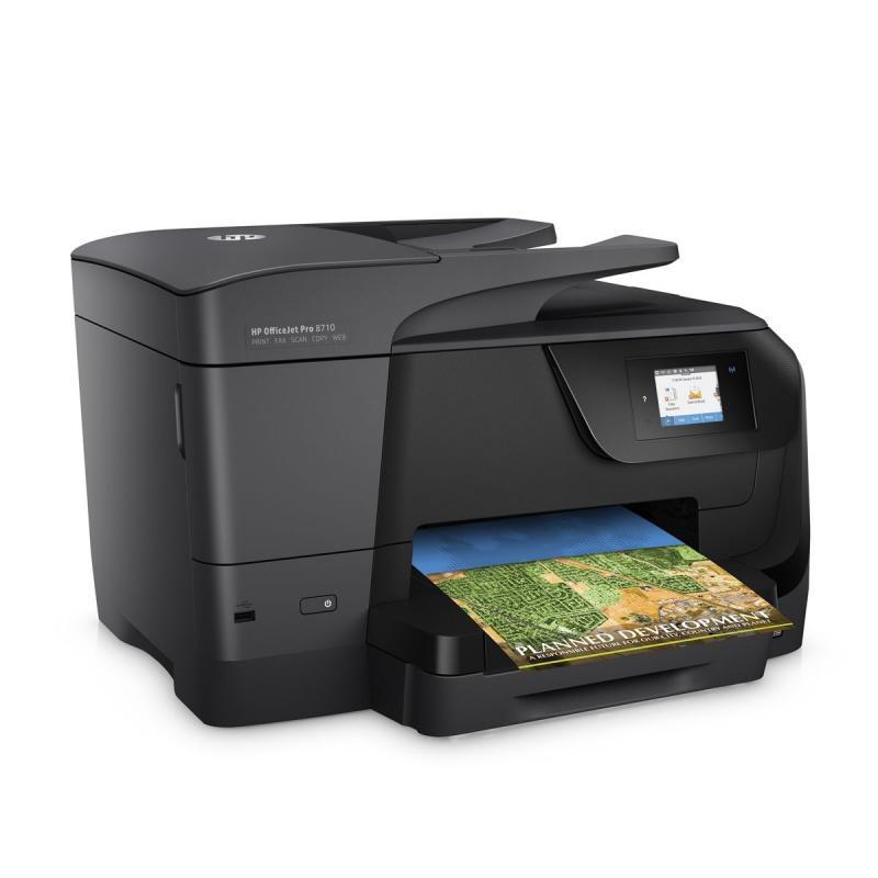 HP D9L18A Officejet Pro 8710 Renkli Inkjet MFP Fakslı WiFi 22/18ppm A4 Yazıcı