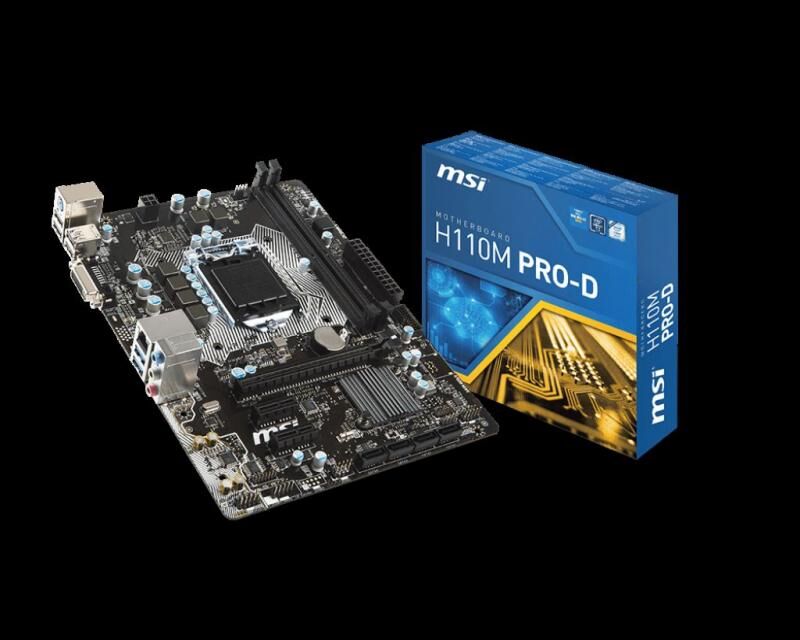 MSI H110MPROD Intel H110 1151 DDR4 2133MHz DVI Anakart