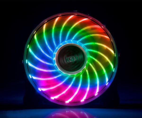 AKASA 12cm Vegas X7 18xRGB LED Kasa Fanı AK-FN093