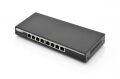 DIGITUS DN-95340 10/100/1000Mbps 8xPort Gigabit Desktop Switch 135W PoE Power