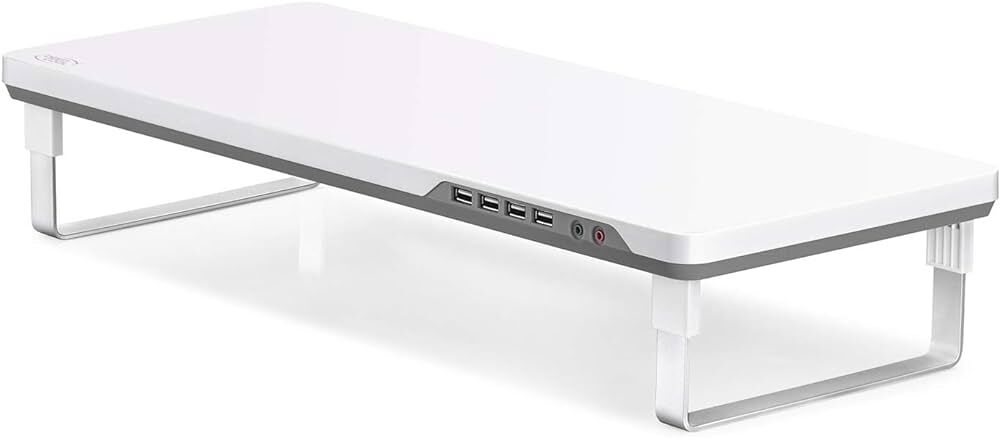 DEEPCOOL M-DESK-F1-GREY M-DESK F1 GREY LCD Monitor Stand up to 27 Maximum 10kg Ses+Mikrofon
