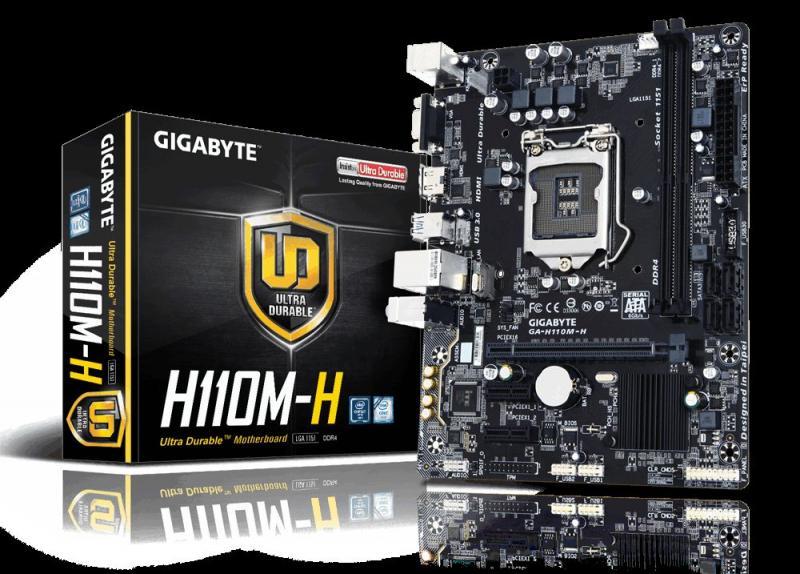 GIGABYTE H110M-H INTEL H110 1151 DDR4 2400MHZ