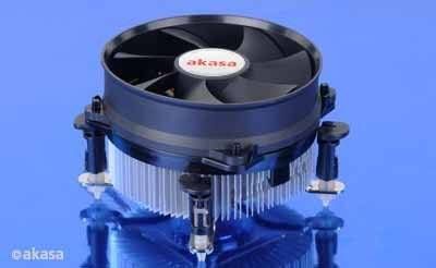 AKASA 80mm Fan Intel LGA775/1156 Uyumlu İşlemci Soğutucu AK-CC7108ES01