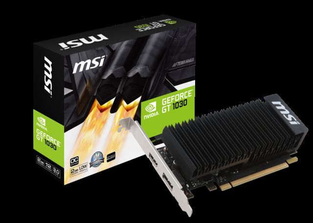 MSI GT1030 2GB 64B GDDR5 LP HDMI,DP OC Nvidia Ekran Kartı GT1030-2GH-LP-OC