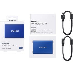 Samsung T7 500GB Usb3.2 Gen2 Mavi
