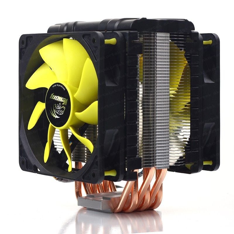 AKASA Venom 12cm Fan AM2/AM3/FM1, 775/115x/1366/2011 İşlemci Soğutucu AK-CC4008HP01