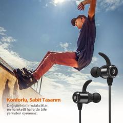 TAOTRONICS TT-BH035 Mıknatıslı Bluetooth Ter Geçimez Spor Kulaklık