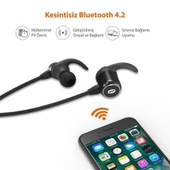 TAOTRONICS TT-BH035 Mıknatıslı Bluetooth Ter Geçimez Spor Kulaklık