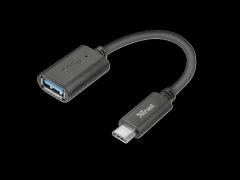 TRUST 20967 USB-C TO USB 3.0 Siyah Dönüştürücü