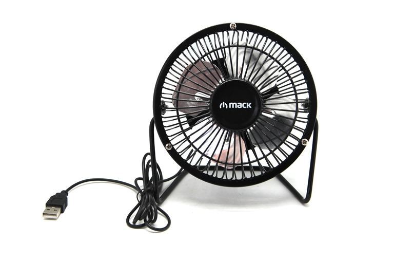 MACK Masaüstü Metal Siyah USB Fan MCF-14-BK