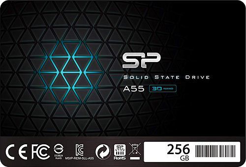 SILICONPWR SP256GBSS3A55S25 256GB Sata 3.0 550-450MB/s 2.5'' Flash SSD