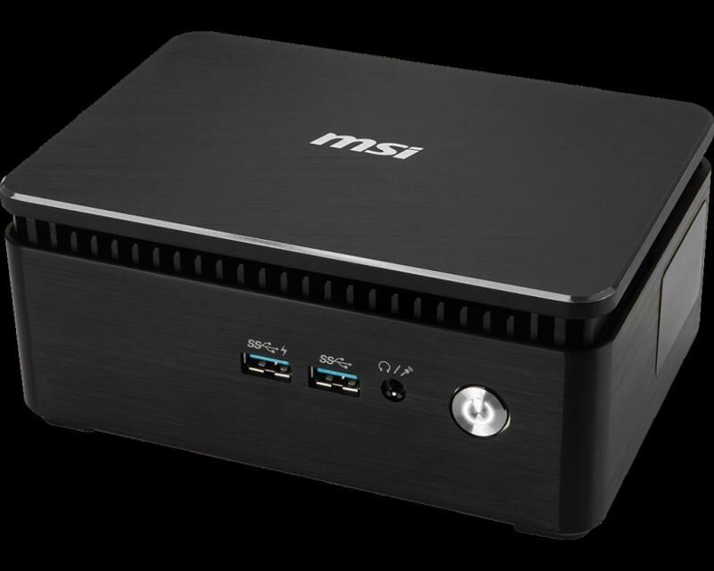 MSI CDES i3-7100U 2.40GHz 4GB 128GB SSD Free DOS Mini PC CUBI3SILENTS028XTR