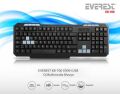 EVEREST Kablolu USB Q Multimedya Siyah Klavye KB-700