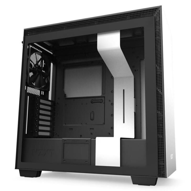 NZXT CA-H710B-W1 H710 Mid Tower White/Black Chassis