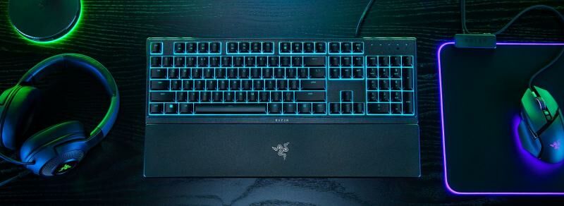 RAZER RZ03-04471200-R3L1 Ornata V3 X klavye USB Türkçe Siyah