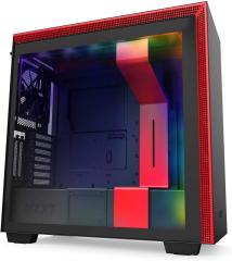 NZXT CA-H710I-BR H710i Mid Tower Black/Red Chassis with Smart Device 2 3x120? 1x140mm