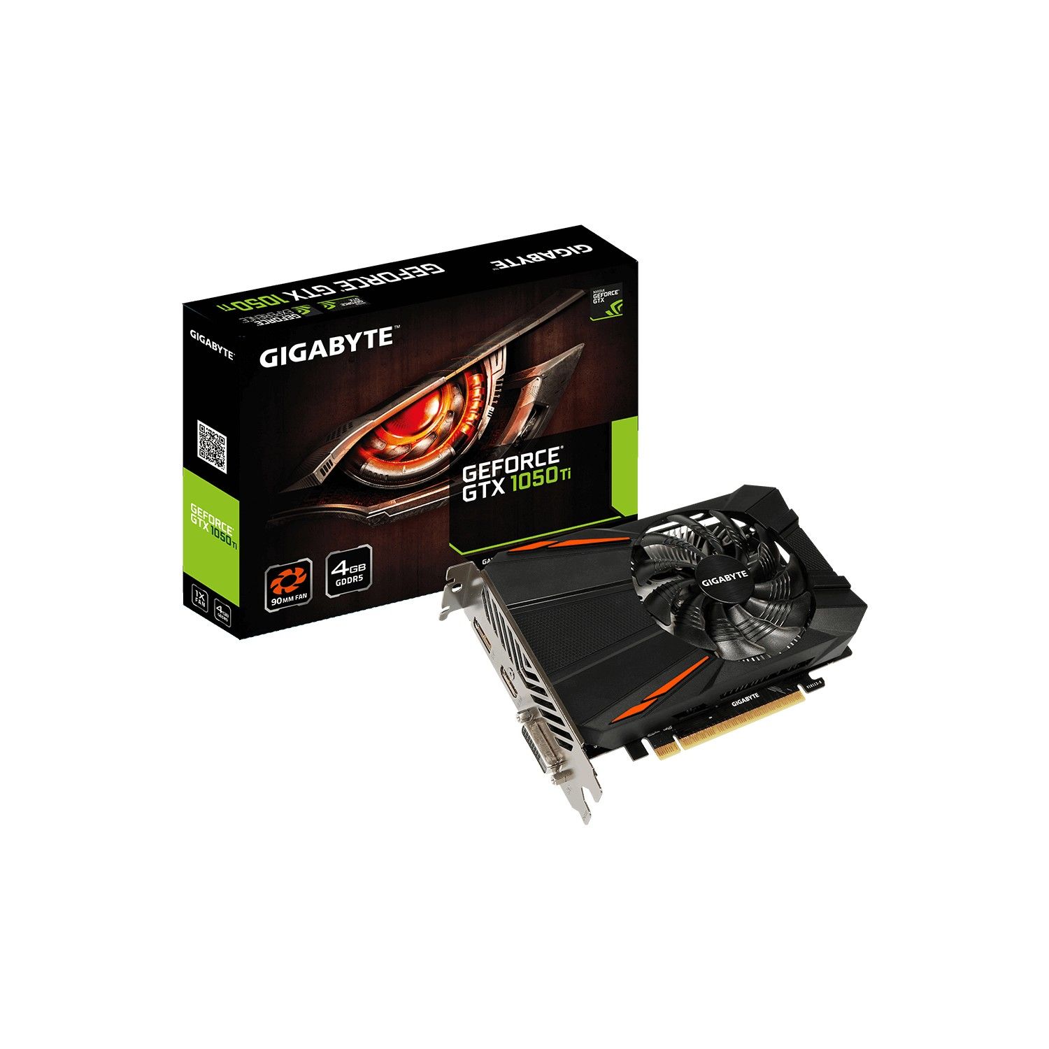 GIGABYTE GV-N105TD5-4GD GTX1050TI 4GB 128Bit GDDR5 Ekran Kartı