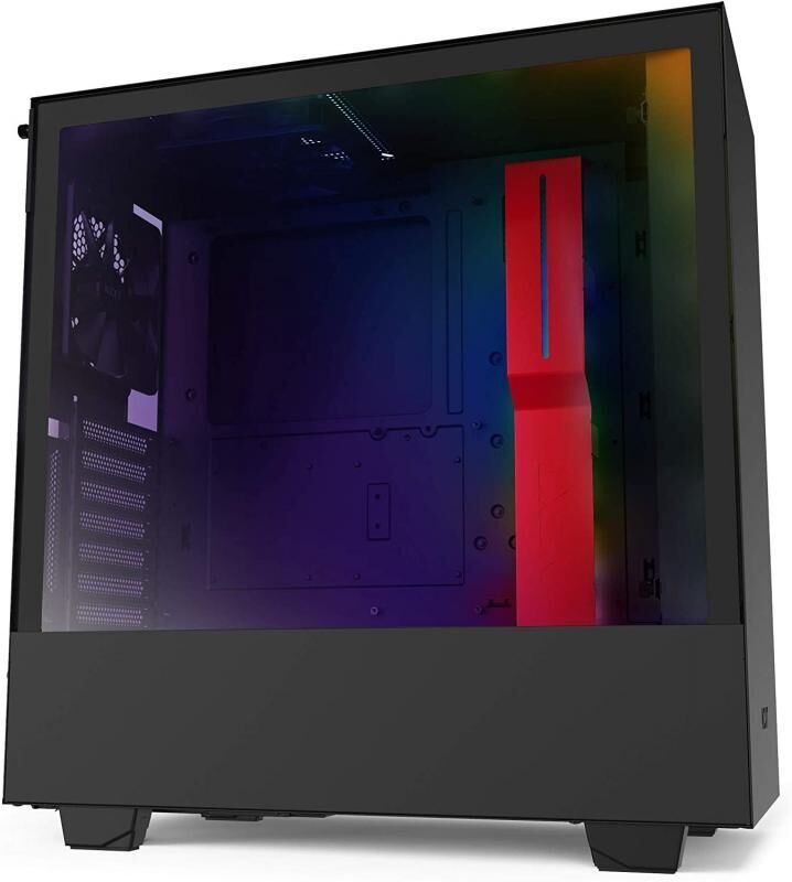 NZXT CA-H510I-BR H510i Compact Mid Tower Siyah/Kırmızı Kasa Akıllı Cihaz 2 2x 120mm