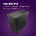 NZXT CA-H510I-BR H510i Compact Mid Tower Siyah/Kırmızı Kasa Akıllı Cihaz 2 2x 120mm