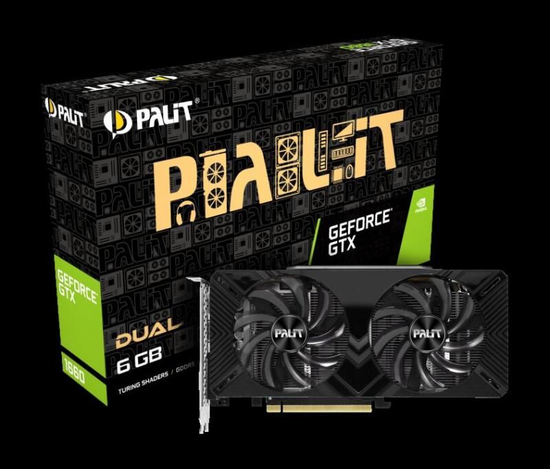 PALIT GTX1660 DUAL 6 GB 192BIT GDDR5 DISPLAY/HDMI/ DVI-D  EKRAN KARTI NE51660018J9-1161A