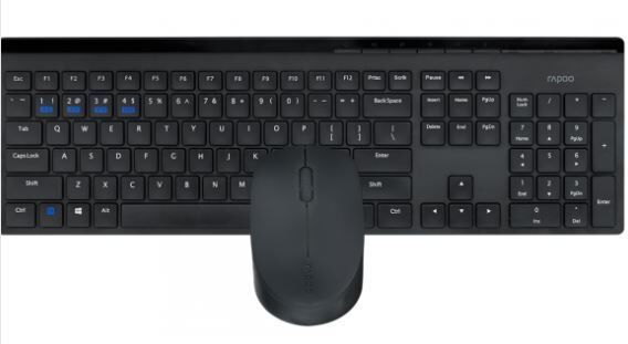 RAPOO 12482 8110M Multi-Mode Wireless Klavye Mouse Seti