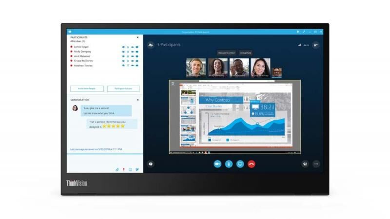 LENOVO 61DDUAT6TK 14'' 1920x1080 6ms 60Hz USB 3.1 LED Monitör