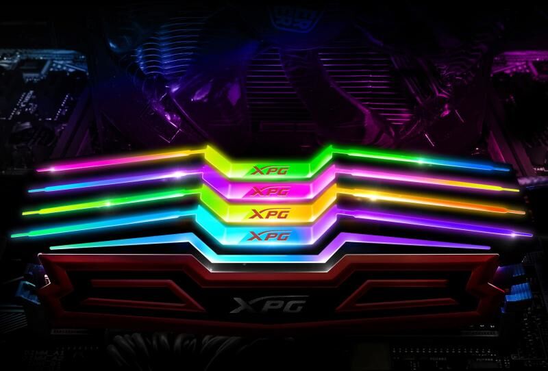 XPG AX4U320038G16-QRS 32GB (4x8GB) 3200MHz DDR4 PC Spectrix D40 RGB QUAD Kutulu RAM