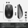 LOGITECH 910-005922 Pebble M191 Kablosuz Optik 1000DPI Kablosuz Gri Mouse