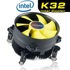 AKASA K32 9cm PWM Fan Intel LGA 775/1155/1156 İşlemci Soğutucu AK-CC7117EP01