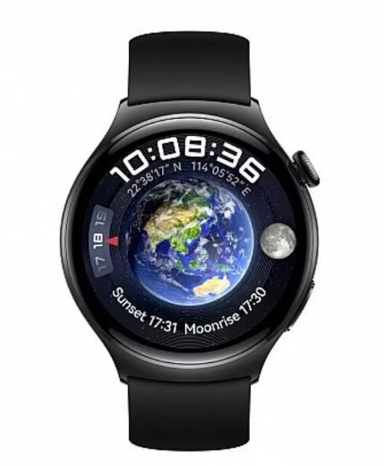 HUAWEI ARCHI-L19F WATCH-4 Siyah Paslanmaz Çelik kasa akıllı saat