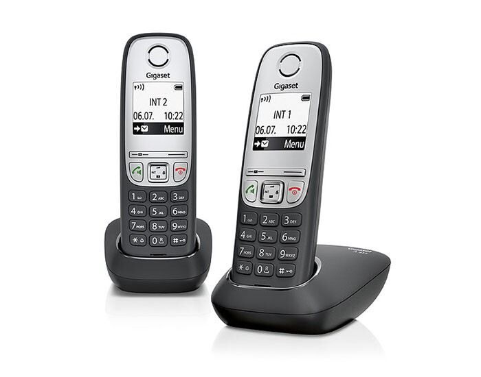 GIGASET A415-DUO 100 Rehber Caller ID Duo Alarm Dect Telefon