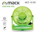 MACK Masaüstü Plastik Yeşil USB Mini Fan MCF-10-GR