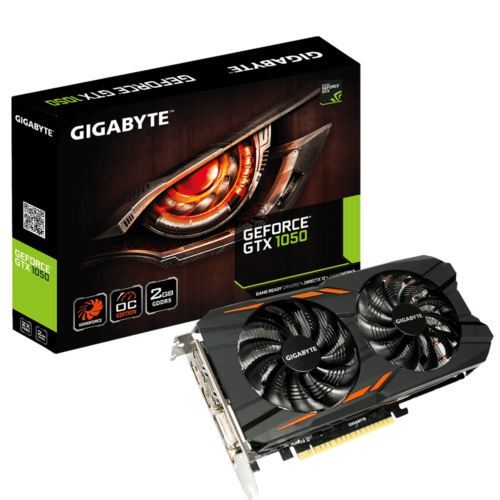 GIGABYTE GTX1050 2GB GDDR5 128Bit Windforce OC Gaming Ekran Kartı
