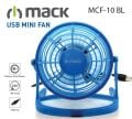 MACK Masaüstü Plastik Mavi USB Mini Fan MCF-10-BL