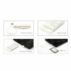 DARK DK-AC-DSE24U3 2.5'' USB3.0 Plastik Kolay Montaj Disk Kutusu