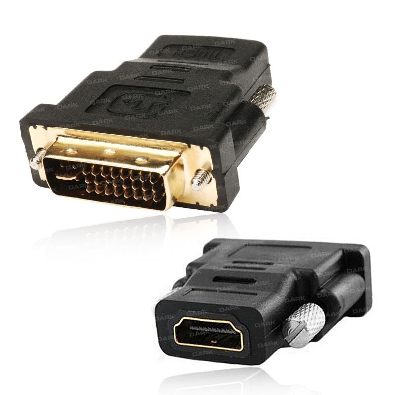 DARK DK-HD-AFHDMIXMDVI2 HDMI Dişi - DVİ 24+5 Erkek Çevirici Adaptör