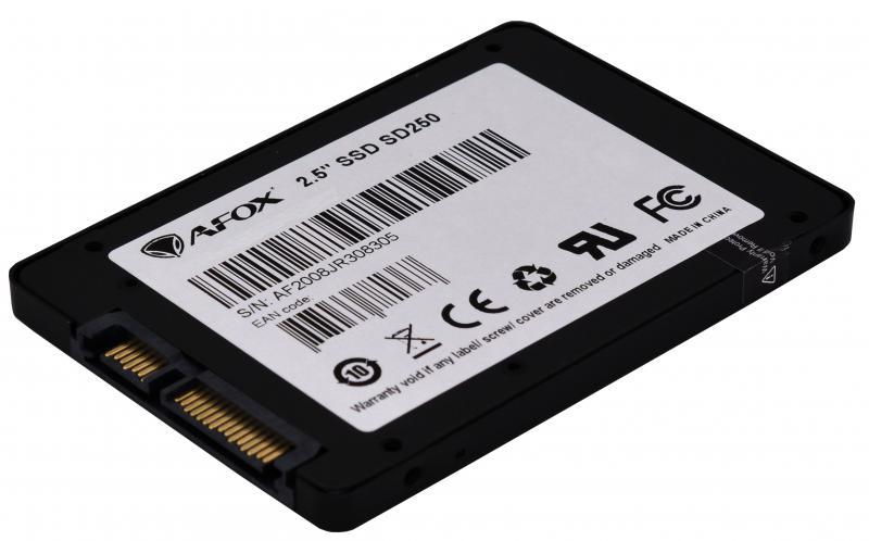 AFOX SD250-512GN 512GB SATA 3.0 560-490MB/S 2.5'' Flash SSD