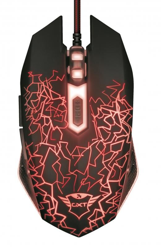 TRUST 21683 GXT 105 Izza,2400DPI,Örgülü Kablolu,USB,Işıklı Gaming Mouse